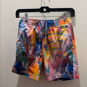 Psycho Bunny Multicolor Swim Trunks